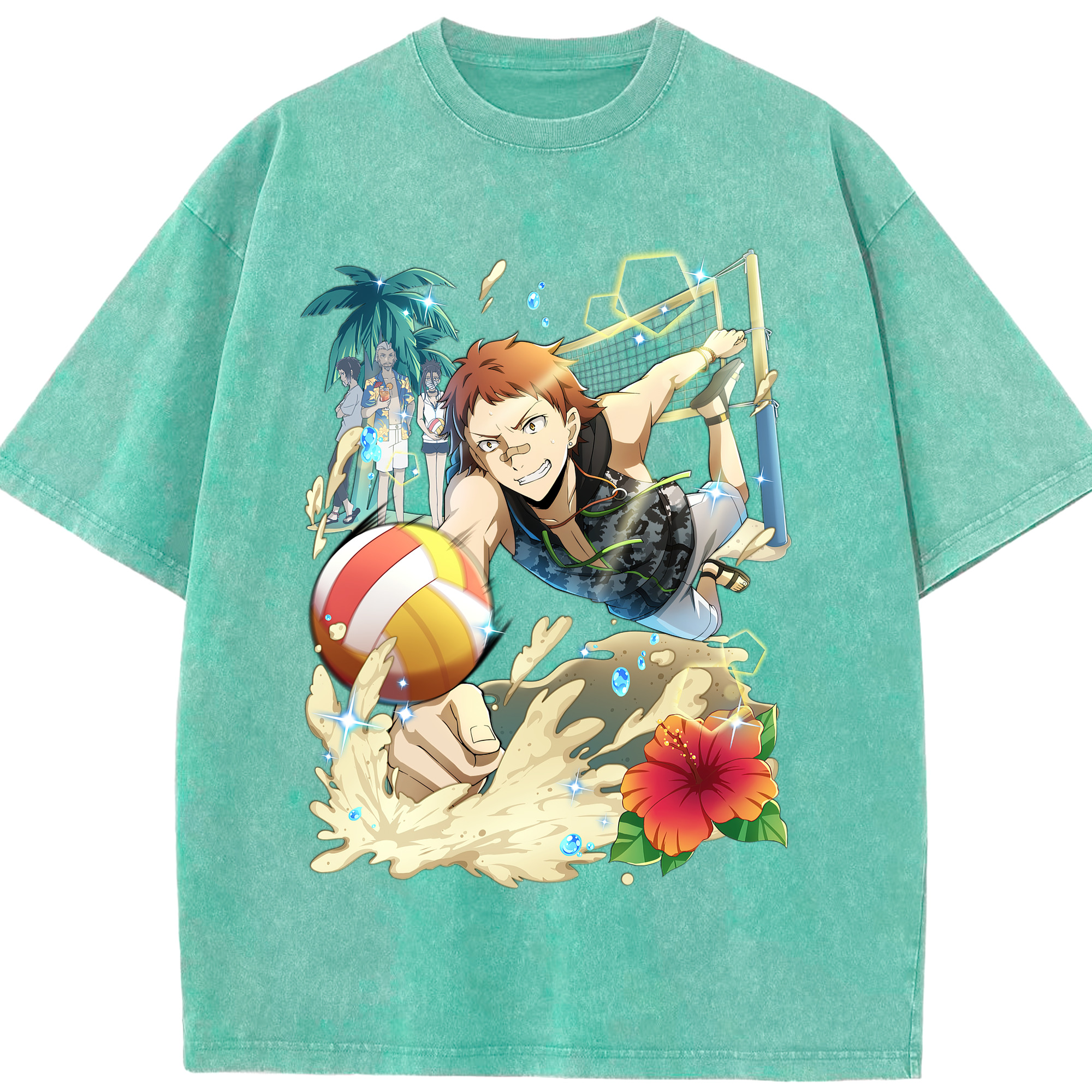 （画像用） 文豪ストレイドッグス Bungo Stray Dogs 綿100% ヴィンテージ風 半袖Tシャツ（フロントプリント）